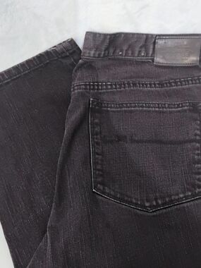LRL Lauren Jeans Ralph Lauren Womens 16 Black Denim Modern Slim Classic N